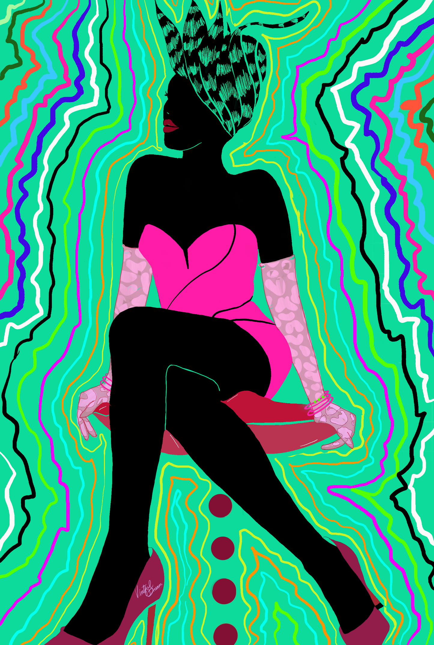 Flamingo Lady