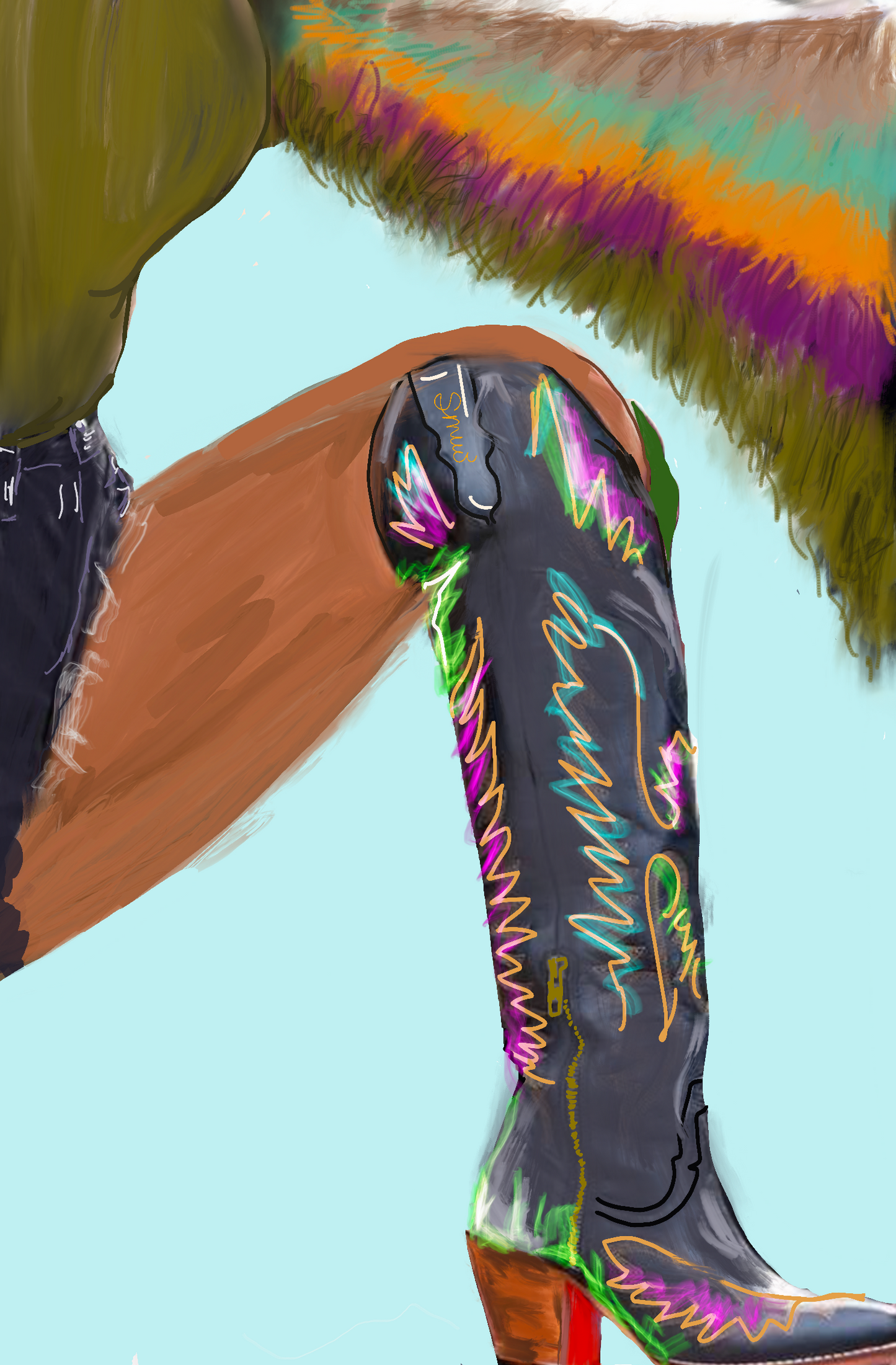 Puss in Boots print