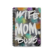Load image into Gallery viewer, Wife Mom Boss Thoughts Notebook
