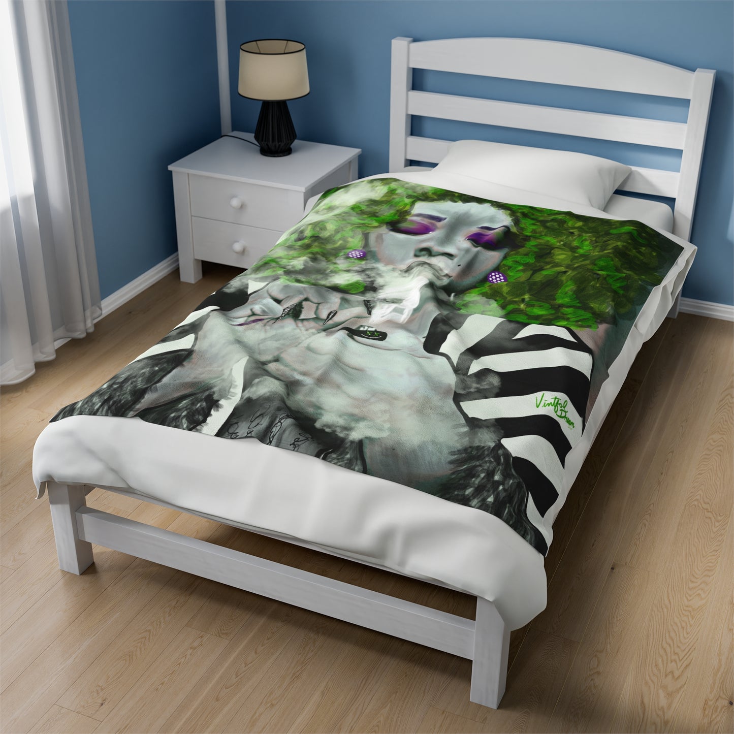 Beetlejuicy Plush Blanket