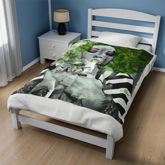 Beetlejuicy Plush Blanket