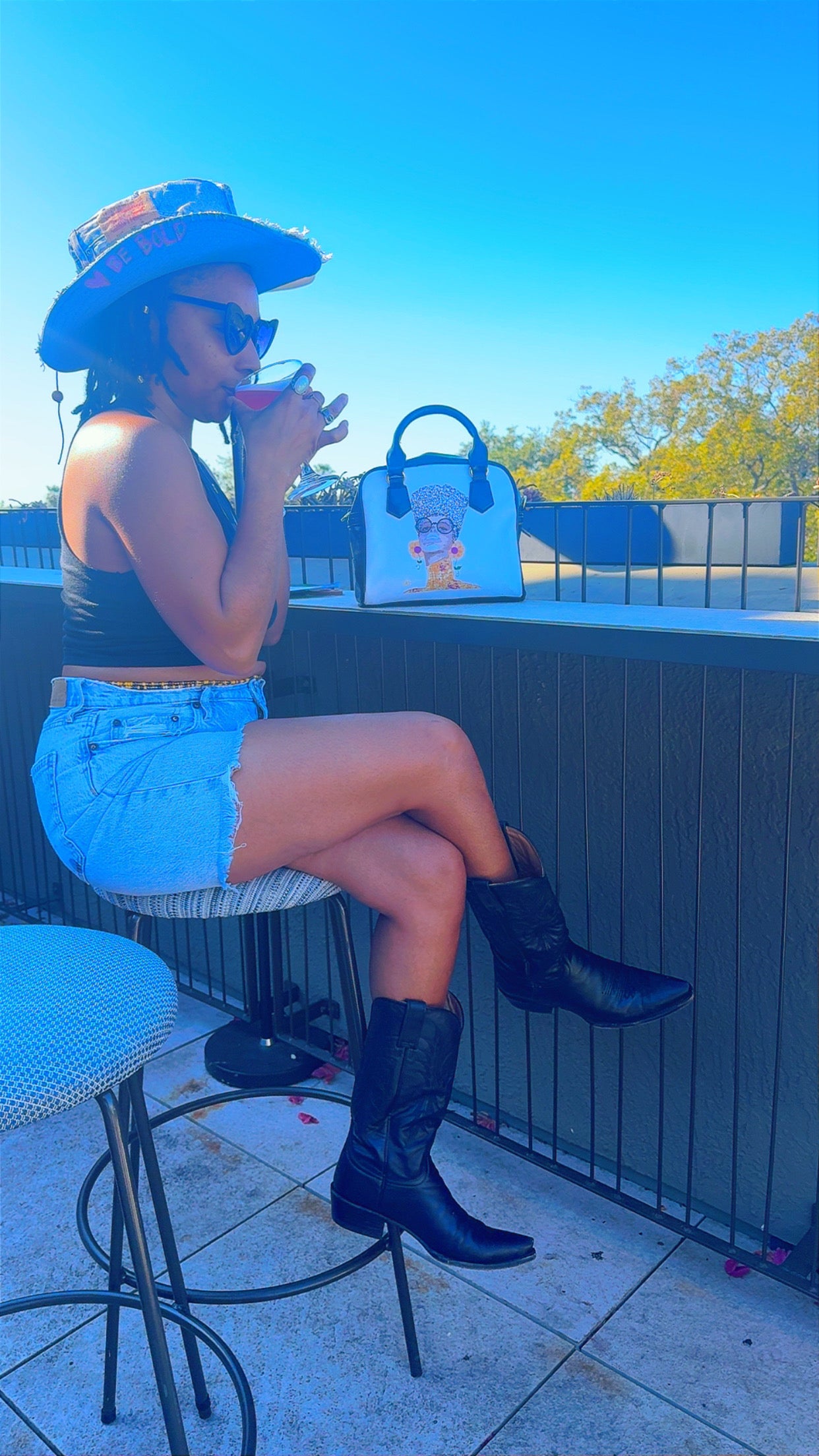 Face Card – Statement bag