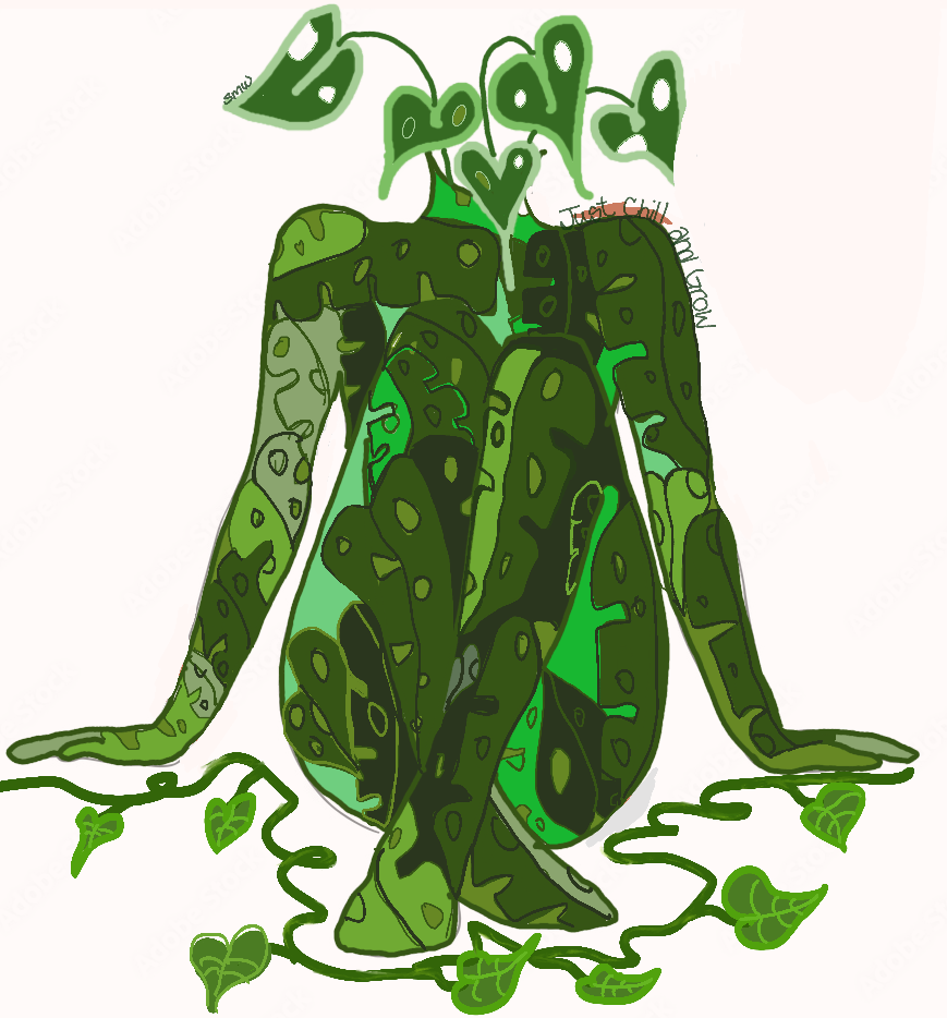 Monstera Queen print