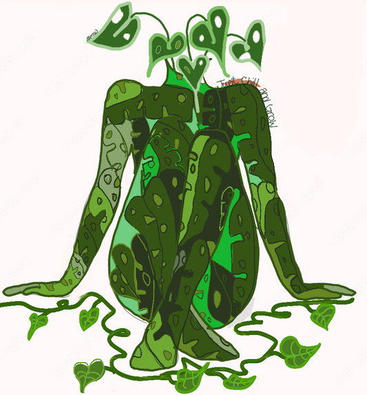 Monstera Queen print