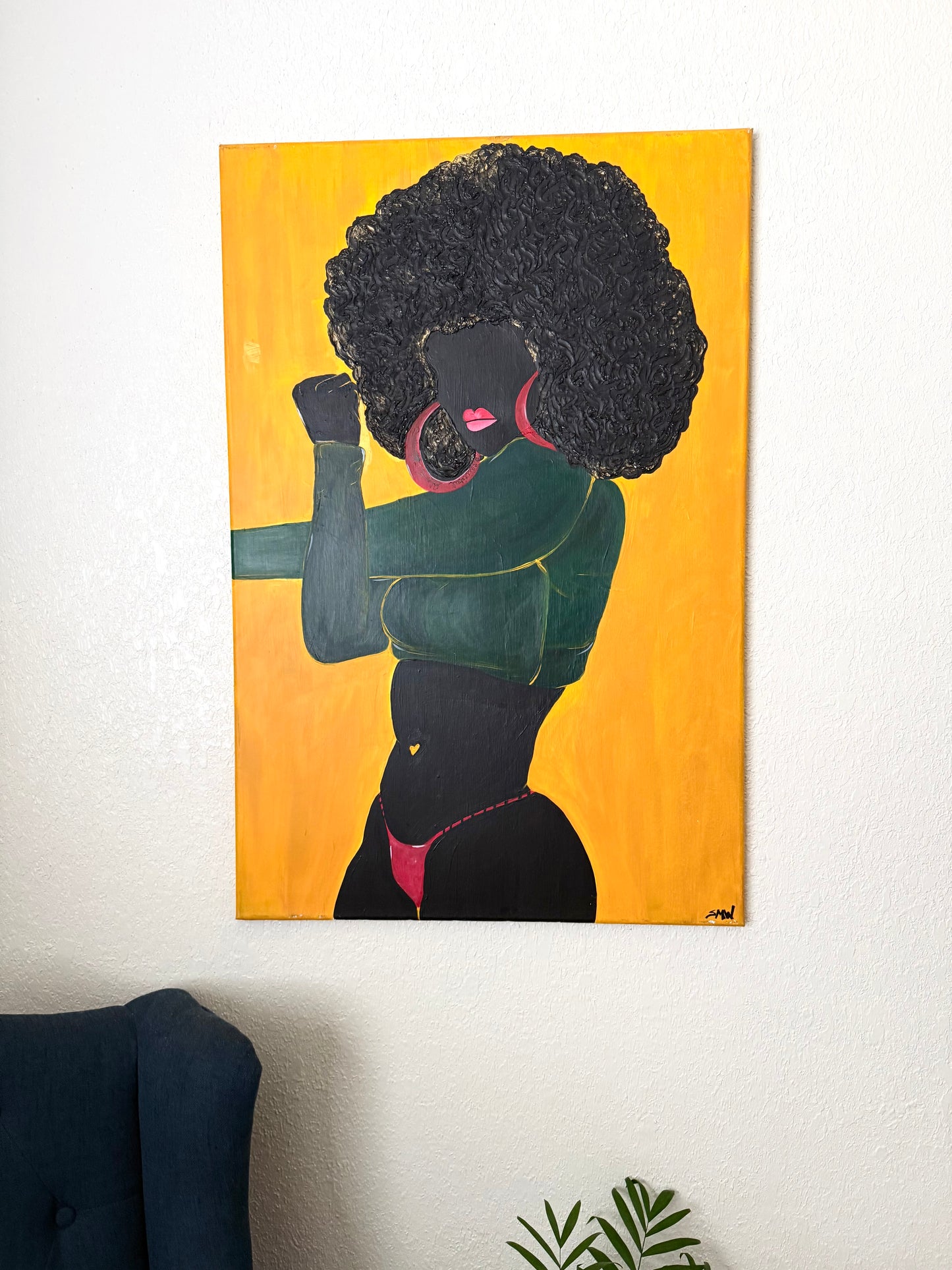 Afro Queen- Original painting