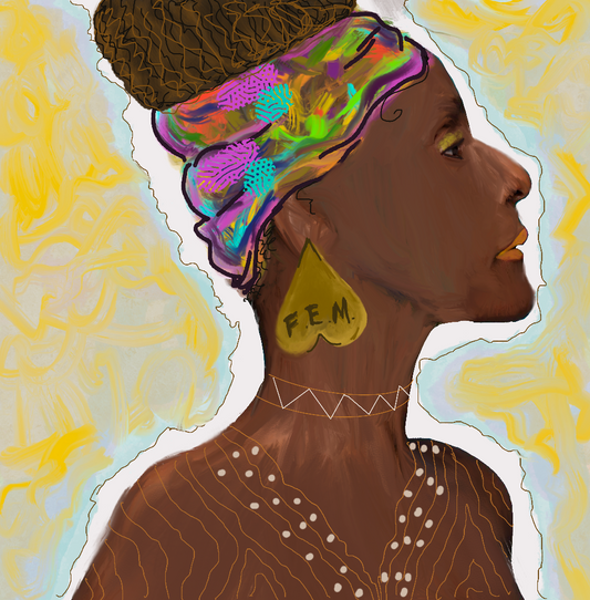 Haitian Princess print