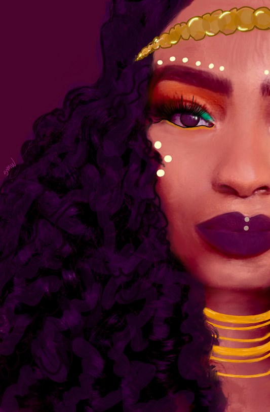 Boho Goddess print